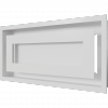 Kratka kominkowa WIND biała 22x45